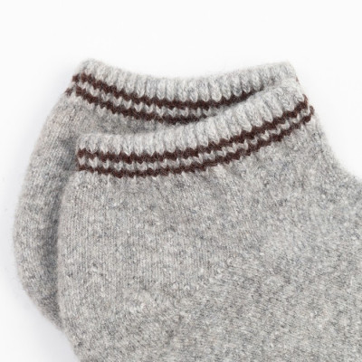 Носки женские из монгольской шерсти, цвет серый (34-36)