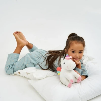 Пижама детская из фанели (рубашка, брюки) KAFTAN "Одуванчики", размер 134-140, мятный