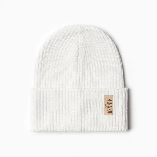 Шапка детская MINAKU р-р 54-56, цвет белый