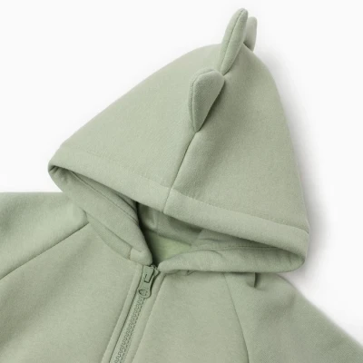 Костюм: толстовка и брюки Крошка Я Dino, рост 62-68, зеленый