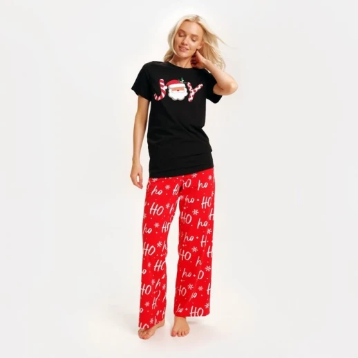 Пижама новогодняя женская (футболка и брюки) KAFTAN Joy