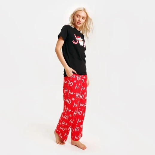 Пижама новогодняя женская (футболка и брюки) KAFTAN Joy