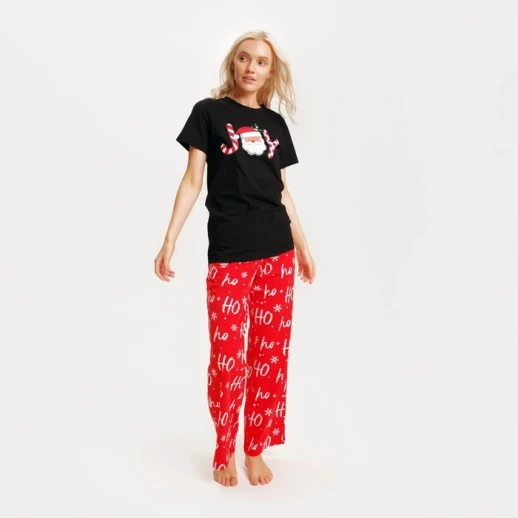 Пижама новогодняя женская (футболка и брюки) KAFTAN Joy