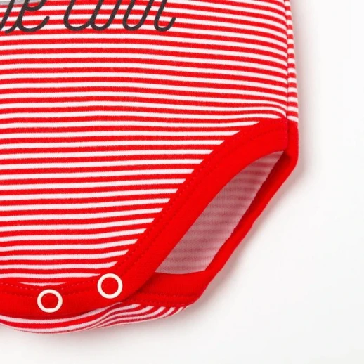 Боди с длинным рукавом Крошка Я "Be cool", цвет красный