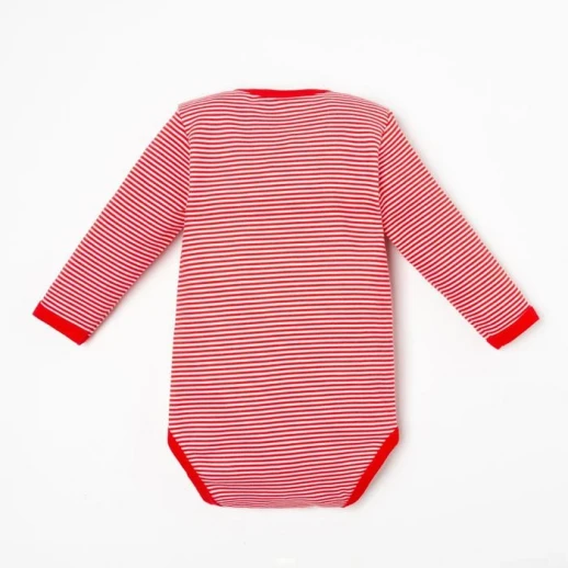 Боди с длинным рукавом Крошка Я "Be cool", цвет красный
