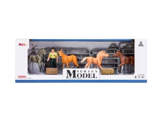 Игрушки фигурки MASAI MARA ММ205-031 в наборе серии "На ферме", 8 пр.