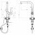 Смеситель RIVELATO Rivelato 1573503 antracite cromo