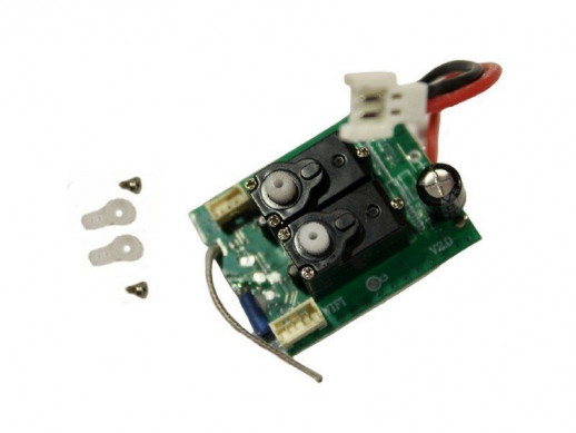 Приемник 4ch для самолета Volantex RC P-51D (гироскоп, серво)