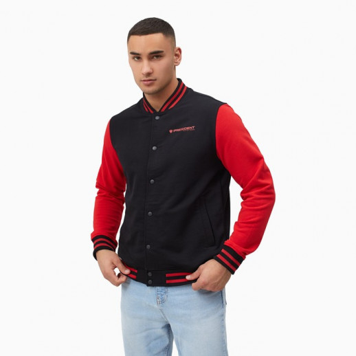 Бомбер President, цвет чёрный