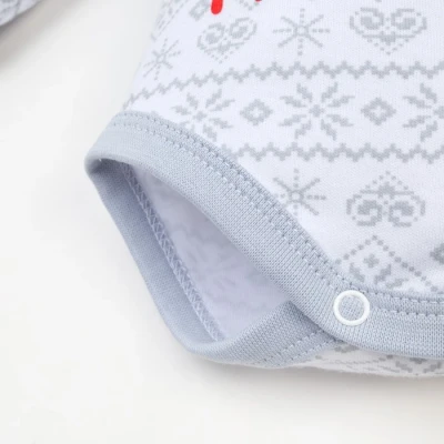 Боди с длинным рукавом Крошка Я «Первый НГ», цвет белый