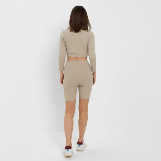 Топ (рашгард) спортивный женский MINAKU цвет бежевый, р-р 46