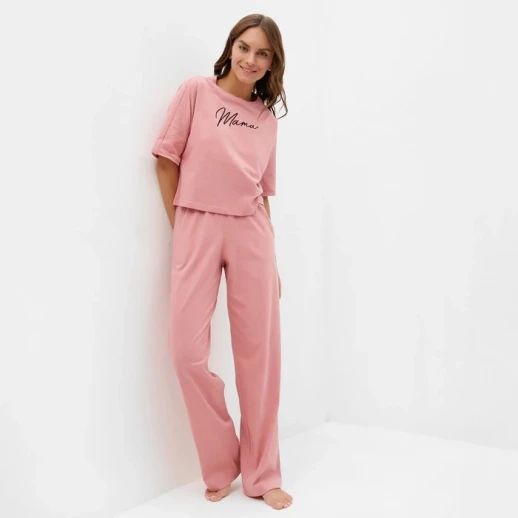 Пижама женская (футболка и брюки) KAFTAN "Pink" р. 44-46