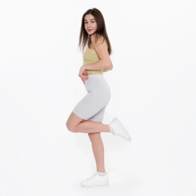 Велосипедки женские, цвет лунный камень