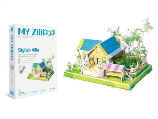 3D пазл из пенокартона СТИЛЬНАЯ ВИЛЛА (31 деталь)