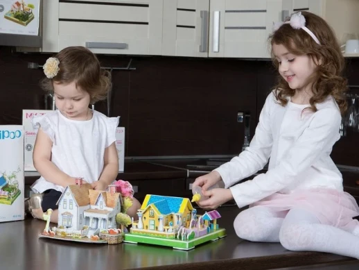 3D пазл из пенокартона СТИЛЬНАЯ ВИЛЛА (31 деталь)