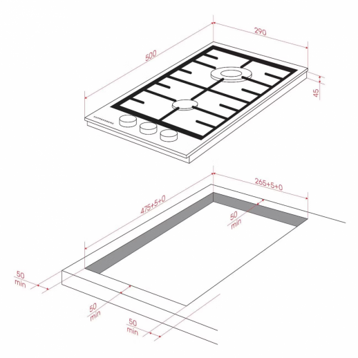 Варочная поверхность Kuppersberg Kuppersberg FS 36 X