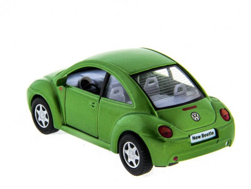 Машина Kinsmart 1:32 Volkswagen New Beetle инерция (1/12шт.)  б/к