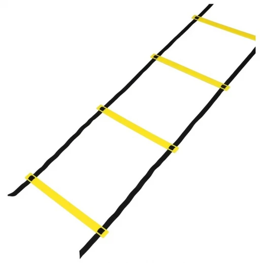Координационная лестница ONLYTOP, 6 м, толщина 2 мм, цвет жёлтый