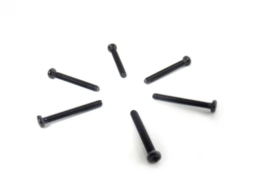 Винт с полукруглой головкой M2.5x20 под крестовую отвёртку 6шт.