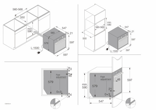 Встраиваемые электрические духовки ASKO ASKO Craft OCS8687B