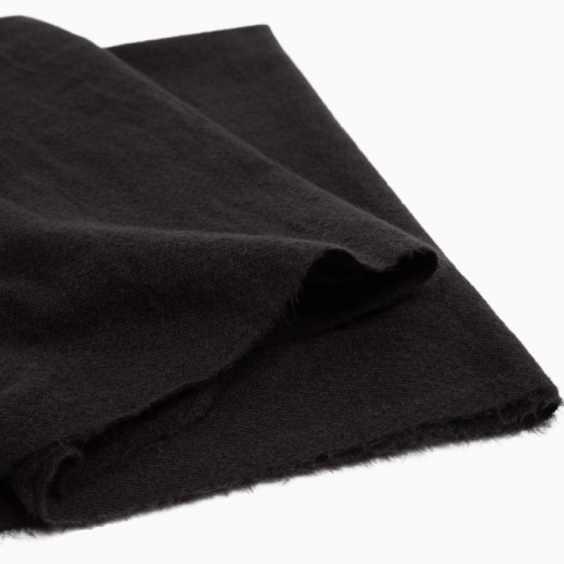 Палантин женский MINAKU однотонный цв. черный, размер 68*180 см