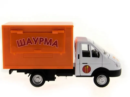 Машина "АВТОПАНОРАМА" "ГАЗель" (кура-гриль) 1/28, в/к 24*14*12 см