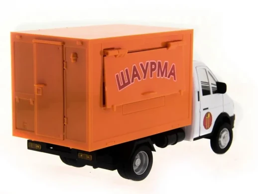 Машина "АВТОПАНОРАМА" "ГАЗель" (кура-гриль) 1/28, в/к 24*14*12 см