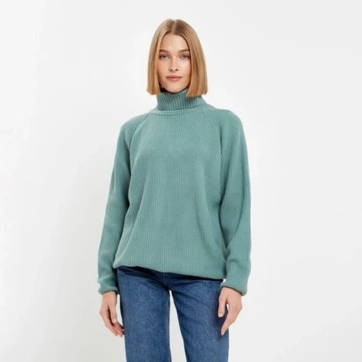 Джемпер женский MINAKU: Casual Collection цвет оливковый