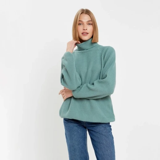 Джемпер женский MINAKU: Casual Collection цвет оливковый