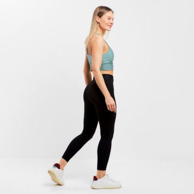 Леггинсы женские спортивные, цвет чёрный