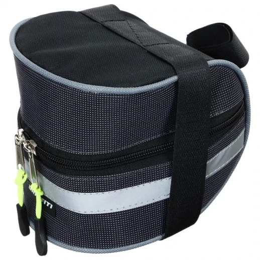 Велосумка GRAFFITI «МАСТЕР», под седло, средняя, цвет серый (Цена за 2 шт.)