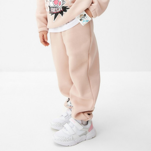 Брюки для девочки MINAKU: CRUSH, цвет розовый