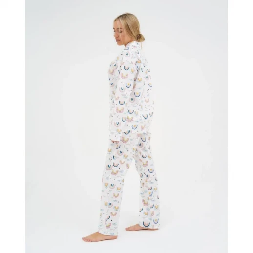 Пижама (рубашка, брюки) женская KAFTAN "Радуга" р. 44-46