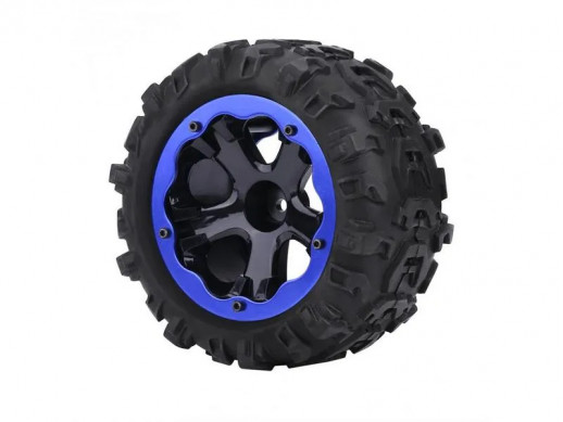 Колесо в сборе для Remo Hobby RH8035/36 (левое синее), 1шт.