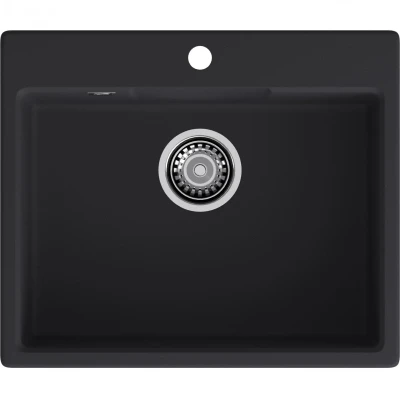 Кухонная мойка GRANFEST GranFest URBAN 658 black