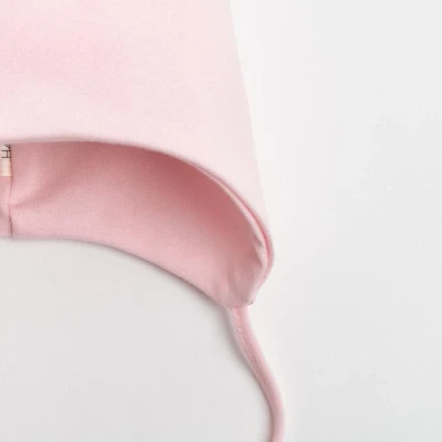 Шапка для девочки «Мышка», цвет пудра/бантик