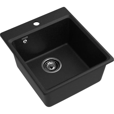 Кухонная мойка GRANFEST GranFest LEVEL LV-420 black
