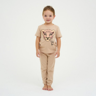 Пижама детская для девочки KAFTAN "Lion" рост 122-128 (34)