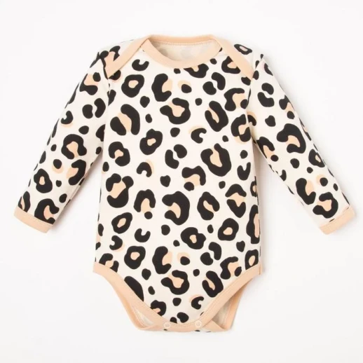 Боди с дл. рукавом Крошка Я «Леопард»