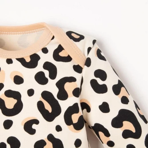 Боди с дл. рукавом Крошка Я «Леопард»