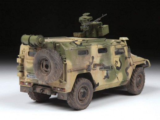 Сборная модель ZVEZDA Российский бронеавтомобиль ГАЗ «ТИГР-М» с модулем «Арбалет», 1/35