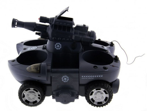 Р/У танк-амфибия YED стреляет шариками 24883