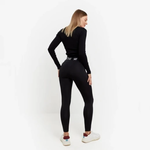 Леггинсы женские, цвет чёрный