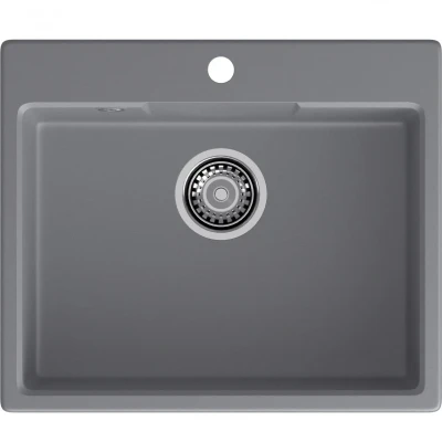Кухонная мойка GRANFEST GranFest URBAN 658 dark gray