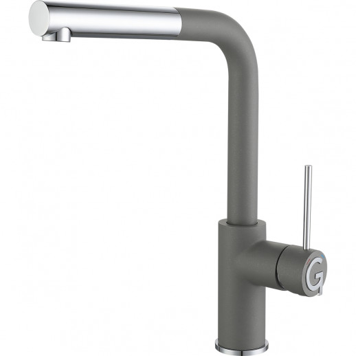 Смеситель RIVELATO Rivelato 1573503 grigio cromo