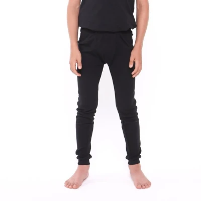 Кальсоны для мальчика, цвет черный, рост 158