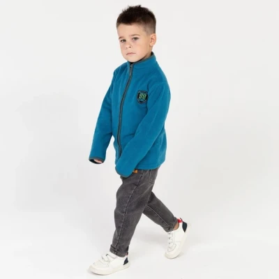 Джемпер детский, цвет изумрудный