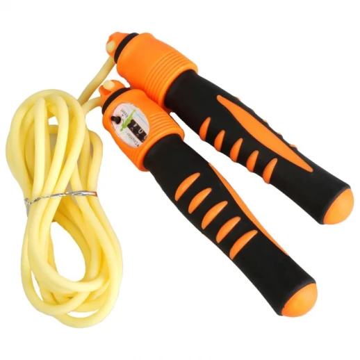 Скакалка ONLYTOP, 3 м, d=0,6 см, резина, цвета МИКС