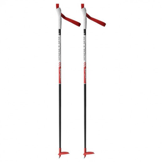 Палки лыжные стеклопластиковые, длина 100 см, цвета МИКС