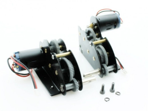 Редуктора Taigen цинковые, 4в1, 18kRPM, для танков Tiger 1 (plastic), Panther A с моторами(380)